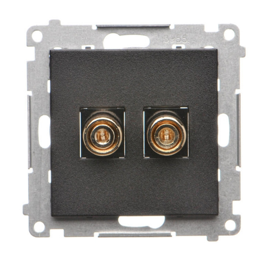 Gniazdo głośnikowe pojedyncze Simon 55