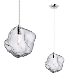 Lampa wisząca ROCK srebrna ZUMA LINE P0488-01A-F4AC