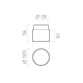 Reel ON NW TRIAC SOFT oprawa natynkowa Chors