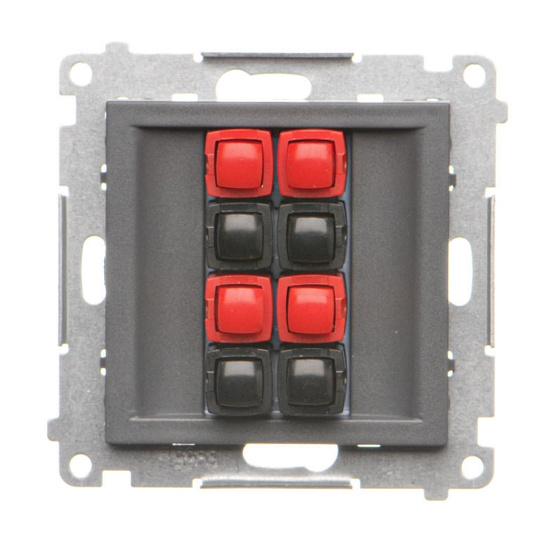 Gniazdo głośnikowe 4-krotne Simon 55 