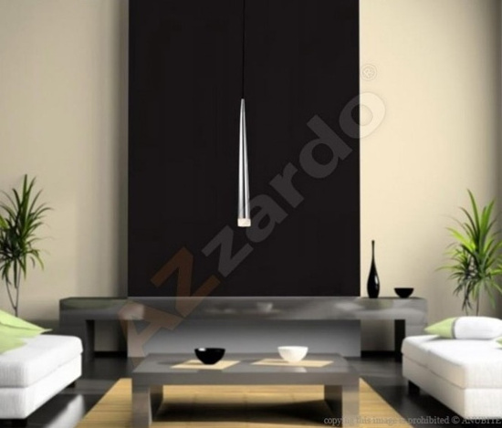 Lampa wisząca Stylo 1 chrom Azzardo