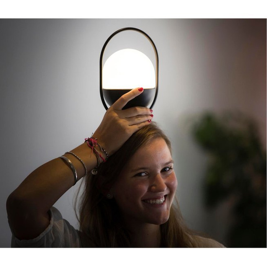 Biała lampka przenośna lampka TAKE AWAY LED 01015 Faro