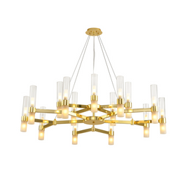 Lampa wisząca CANDELA-15 złota 120 cm Step into design 