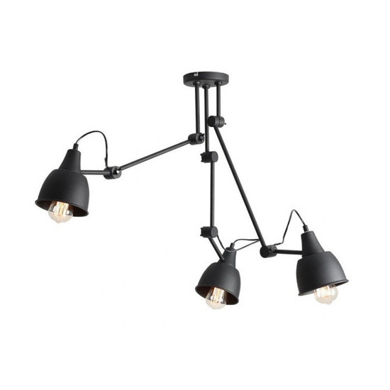 Lampa sufitowa Aida 842PL_E czarna ALDEX