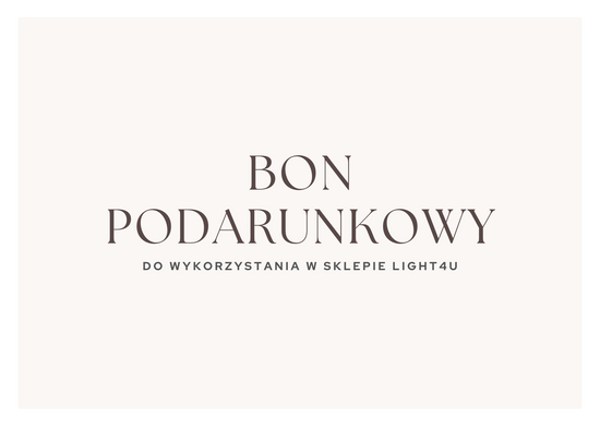 BON PODARUNKOWY - VOUCHER