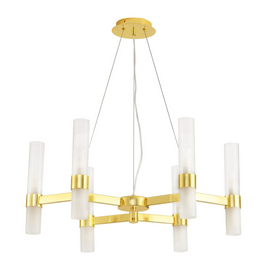 Lampa wisząca CANDELA-6 złota 70 cm Step into design