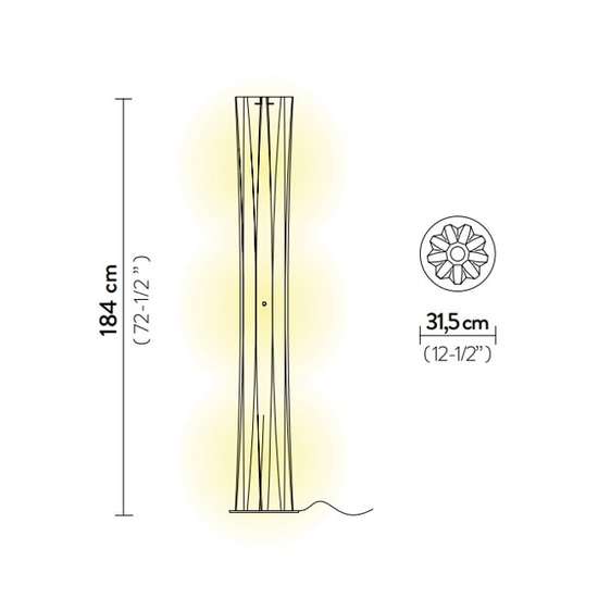 Lampa podłogowa Bach SLAMP