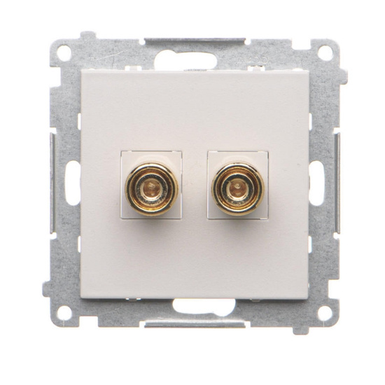 Gniazdo głośnikowe pojedyncze Simon 55