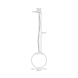 Lampa wisząca ALUR L 10736102 KASPA