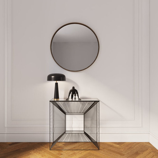 LAMPA STOŁOWA TIAN Ø36X50 CM CZARNA - KARE DESIGN