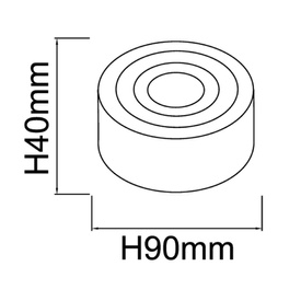 Plafon Rullo Mini OPEN DESIGN HIGHLIGHTS