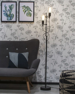 Lampa podłogowa Seattle czarna It's About RoMi