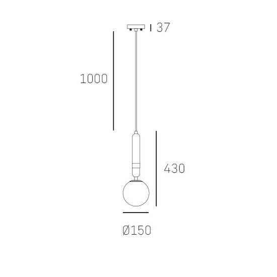 Lampa wisząca LA SPEZIA P01329BR