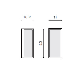 Kinkiet zewnętrzny Veneto Dark Grey Azzardo