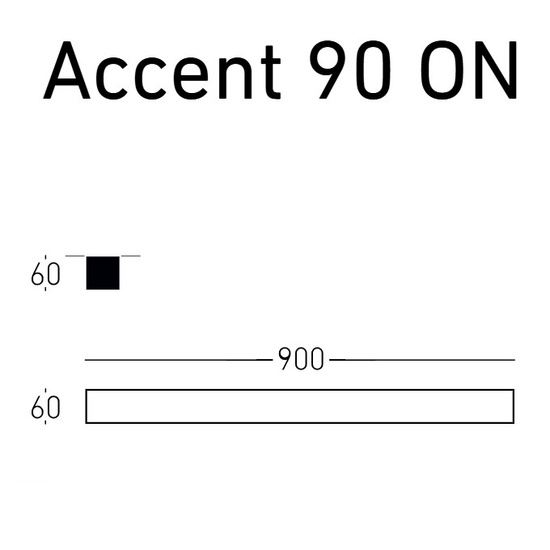 Oprawa natynkowa Accent ON 90 Chors