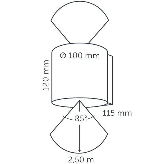 Kinkiet zewnętrzny HALO UP-DOWN 12V IN-LITE