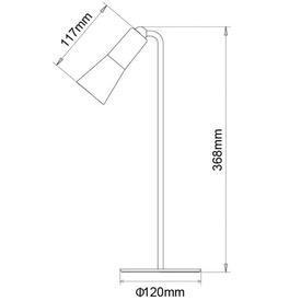 Lampka biurkowa LED Bella Nilsen