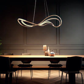 Lampa wisząca Twist pendant 3-STEP DIMM BK Azzardo AZ5734