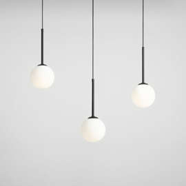 Lampa wisząca Bosso 3 1087E_1 czarna