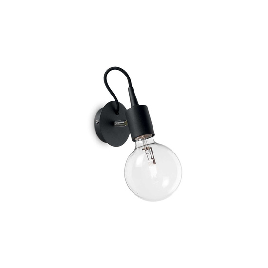 Kinkiet EDISON AP1 NERO 148908 IDEAL LUX