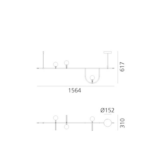 Lampa wisząca Yanzi SC 1 Artemide 1106010A