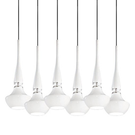 Lampa wisząca nad stół lub wyspę Tasos 6 Azzardo