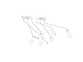 Plafon Eye Super White 6492 Nowodvorski