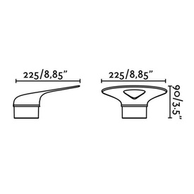 Kinkiet Lotus biały 71222