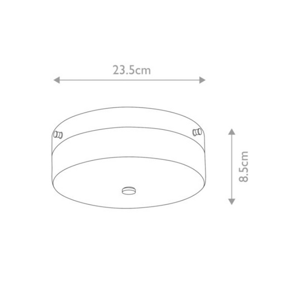 Plafon Tamar polerowane chrom Elstead