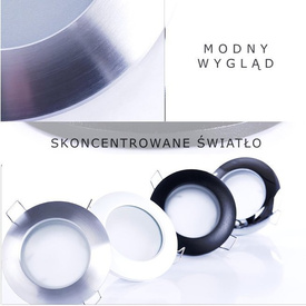 Wpust sufitowy EMILIO aluminium Azzardo