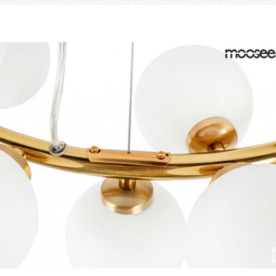 Lampa wisząca COSMO 72 złota Moosee