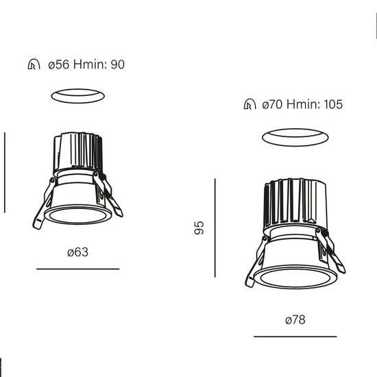 Oprawa HOLLOW LED wpuszczany AQform