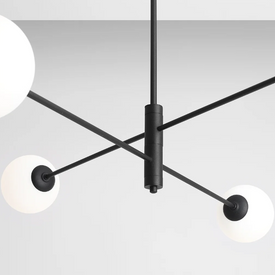 Lampa wisząca HOMME 4 BLACK czarna