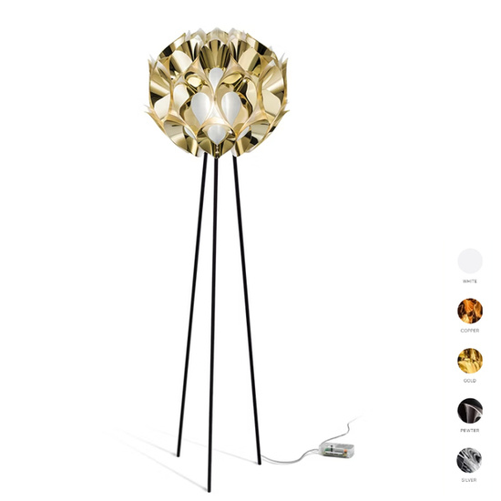 Lampa stojąca Flora złota Slamp 