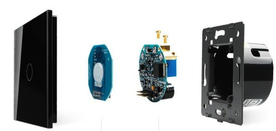 701-62/ WW-C701S LIVOLO pojedynczy włącznik dotykowy schodowy 