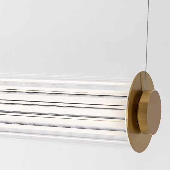 Lampa wisząca COMO mosiądz ZUMA LINE 002177-030010