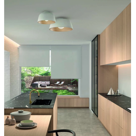 Plafon Miso czarno - biały M Leds-C4