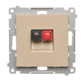 Gniazdo głośnikowe 1-krotne Simon 55