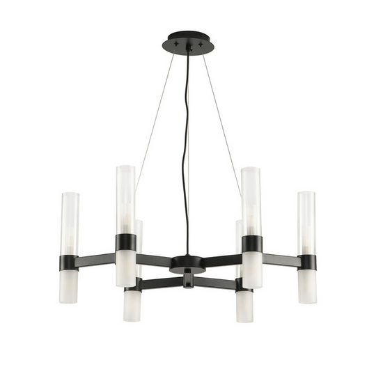 Lampa wisząca CANDELA-6 czarna 70 cm Step into design 