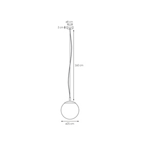 Lampa wisząca ALUR S 10734102 KASPA