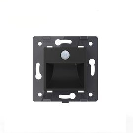 Wkład oświetlenia schodów z czujką ruchu kolor czarny Livolo