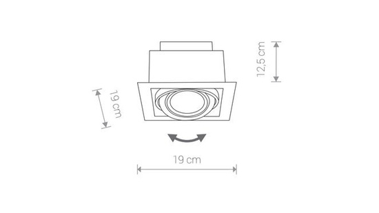 Reflektor do zabudowy Downlight I Black Nowodvorski