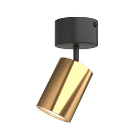 Spot kierunkowy Kika Mobile Nero / Gold OPEN DESIGN HIGHLIGHTS