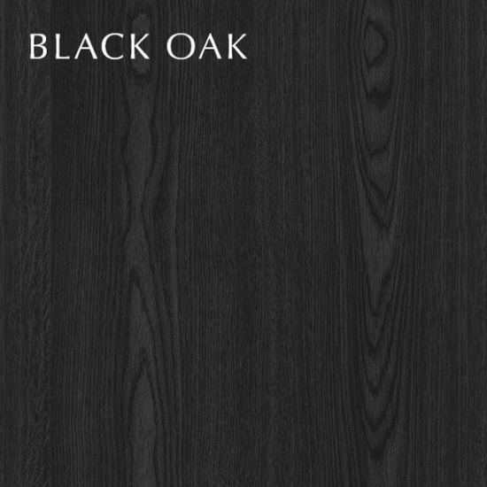Kinkiet/Plafon Clava Up wood M - 35 cm, czarny dąb Umage
