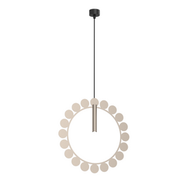 Lampa wisząca no. O Platynowa Shilo 