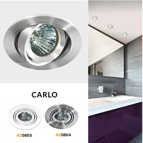 Wpust - kierunkowa oprawa techniczna CARLO ALUMINIUM Azzardo