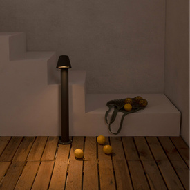 Słupek ogrodowy Gina antracyt 71352