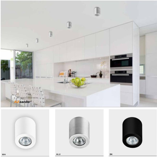 Plafon Boris Aluminium Azzardo