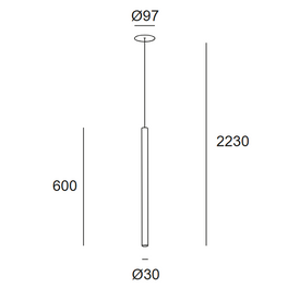 STYLUS zwis czarny 00-A018-05-05 Leds-C4