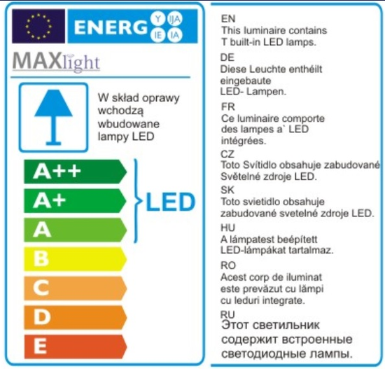 LAMPA WISZĄCA CORNET 1 P0330 MAXLIGHT